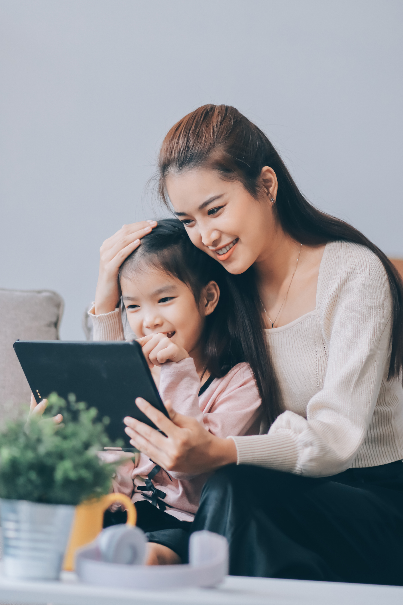 Parent and child smiling together, preparing for their ABA therapy journey
