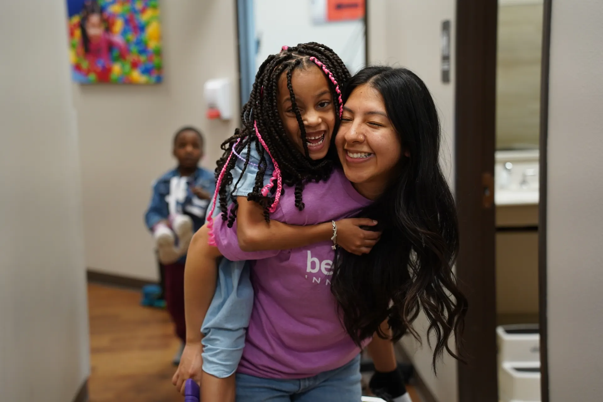 Therapist and child at Behavioral Innovations Rosenberg