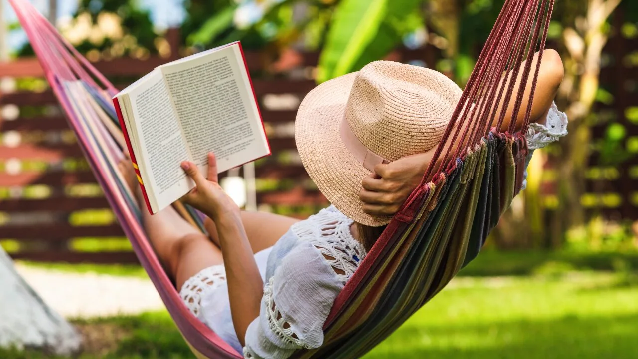 Parent relaxing