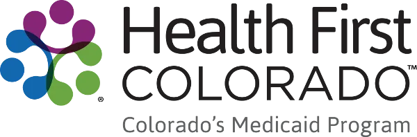Logotipo de Health First Colorado