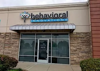 the front of a building with a sign that says behavioral innovations