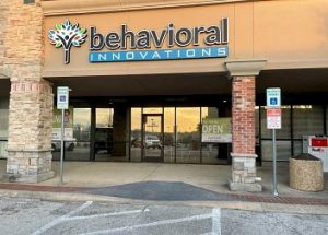 a store front with a sign that says behavioral innovations